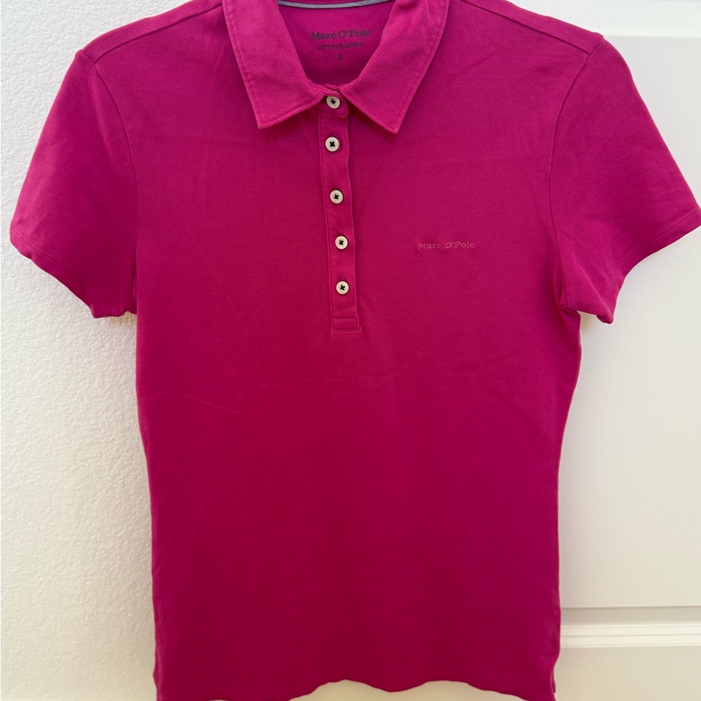 Marc O'Polo Women's Fuchsia Button Down Shirt